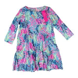 NEW Lilly Pulitzer Mini Geanna Dress Youv'e Been Spotted XL 12-14